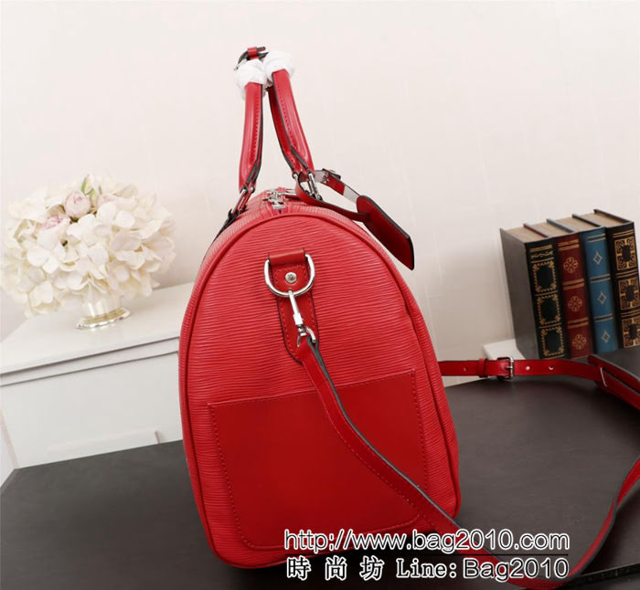 LV路易威登 KEEPALL 水波紋 Keepall系列包袋 對版雙面絲印 41418  Bhq1136